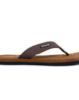 Stimulus FBSTG3004AP Brown Lightweight Washable Dailywear Durable Flip Flops For Men