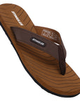 Stimulus FBSTG3004AP Brown Lightweight Washable Dailywear Durable Flip Flops For Men