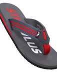 Stimulus FBSTG3005AP Grey Ultra-Comfortable And Stylish Lightweight Casual Flip Flops For Men