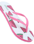 Stimulus HWSTL3012AP Off White And Pink Everyday Lightweight Washable Durable Slipper For Women