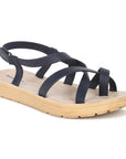 Stimulus PUSTL2014AP Navy Stylish Lightweight Dailywear Casual Sandals For Women