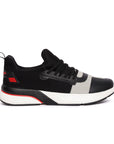 Stimulus FBSTG6014A Black And Grey Comfortable Daily Outdoor Sports Shoes For Men