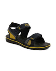 Stimulus EV3330G Yellow Stylish Lightweight Dailywear Dual Density Casual Sandals For Men