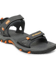 Stimulus FBSTG4000A Grey Stylish Lightweight Dailywear Dual Density Casual Sandals For Men