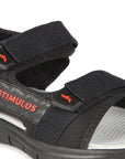 Stimulus FBSTG4003AP Black Stylish Lightweight Dailywear Dual Density Casual Sandals For Men