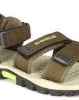 Stimulus FBSTG4004AP Black And Green Stylish Lightweight Dailywear Sports Sandals For Men