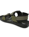 Stimulus PUSTG2000A Green Stylish Lightweight Dailywear Casual Sandals For Men