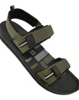 Stimulus PUSTG2000A Green Stylish Lightweight Dailywear Casual Sandals For Men
