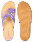 Women's Purple Stimulus Casual Slippers