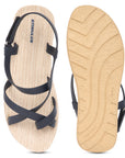 Stimulus PUSTL2014AP Navy Stylish Lightweight Dailywear Casual Sandals For Women