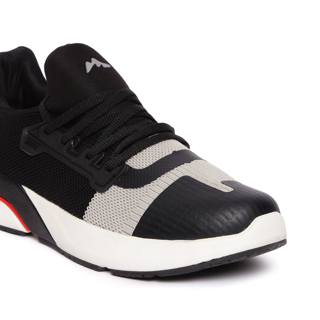 Men&#39;s Black-Grey Stimulus Sports Shoes