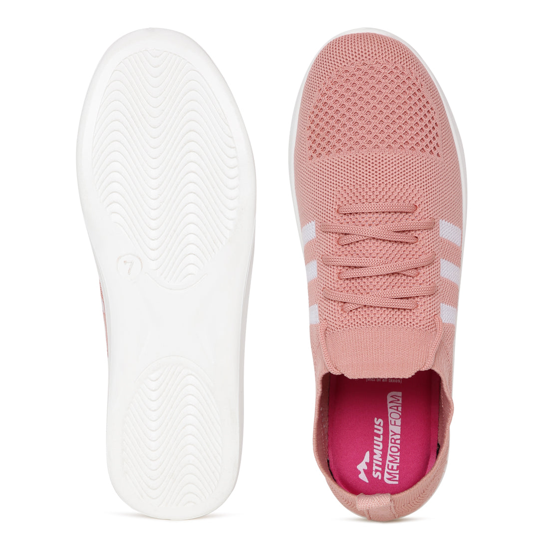 Women&#39;s Peach Stimulus Sneakers