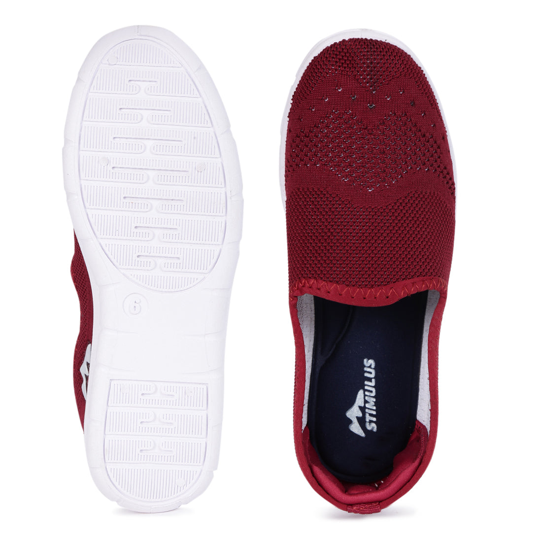 Women&#39;s Maroon Stimulus Casual Shoes