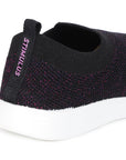 Women's Black-Pink Stimulus Casual Shoes