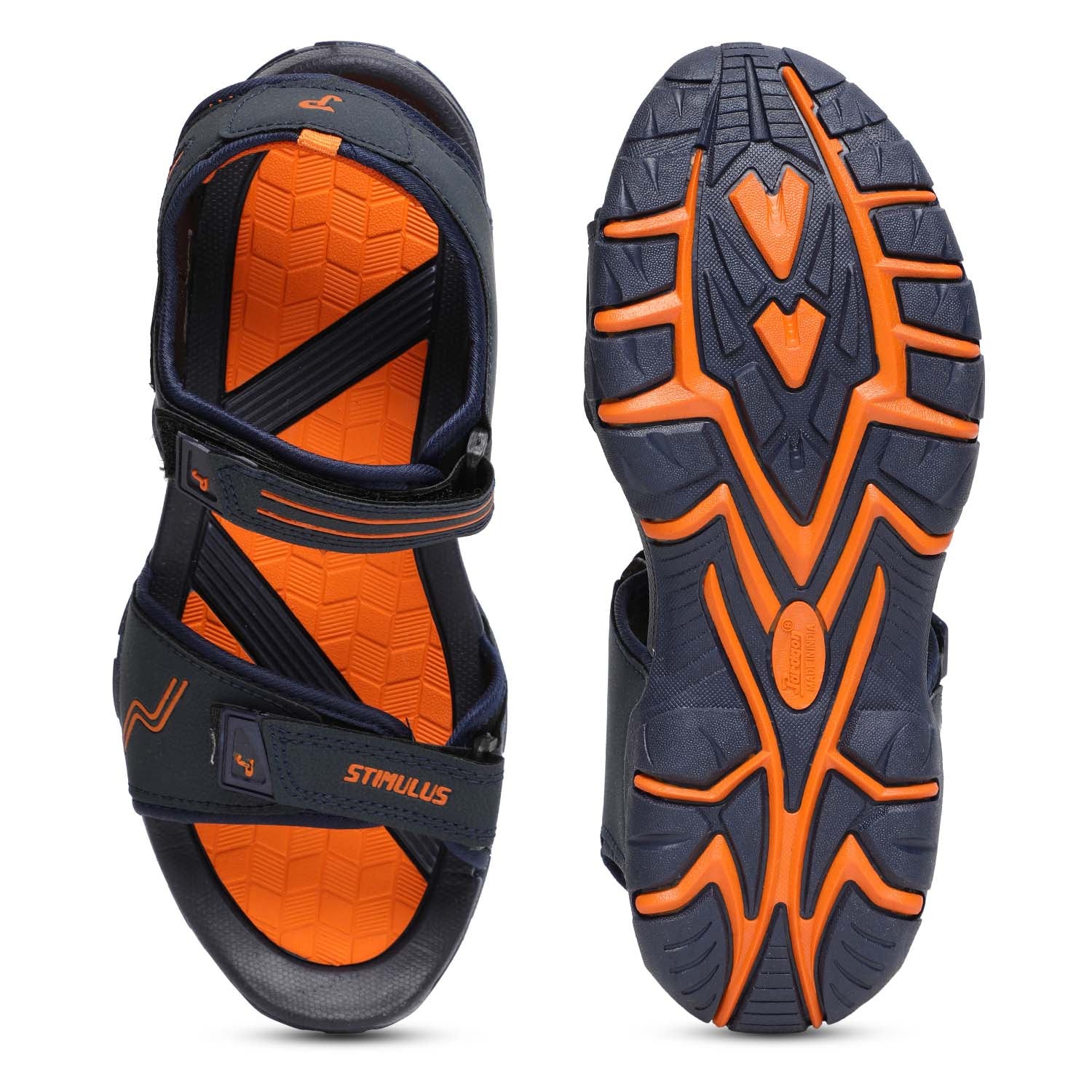 Men&#39;s Stimulus Blue-Orange Sports Sandal