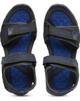 Stimulus FB9070G Grey And Blue Stylish Lightweight Dailywear Sports Sandals For Men