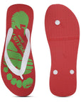 Stimulus HW0053G Red Lightweight Washable Dailywear Durable Flip Flops For Men