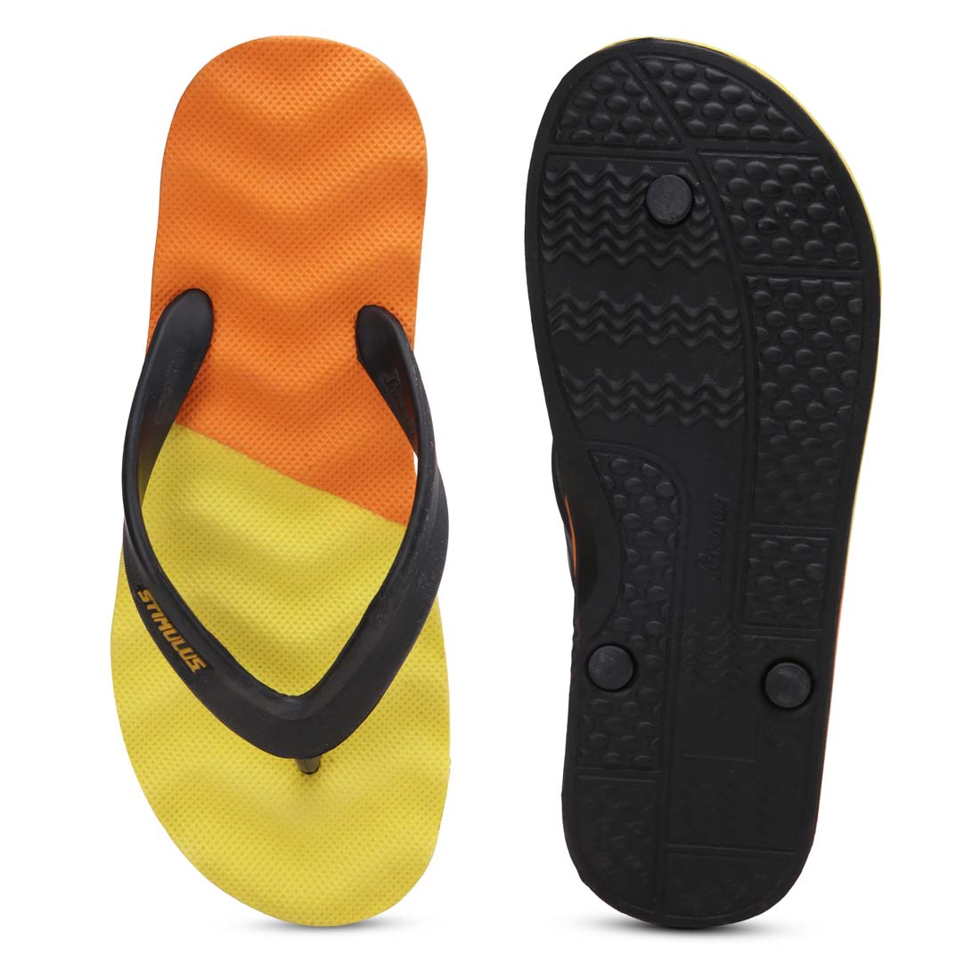 Men&#39;s Yellow Stimulus  Flip Flops