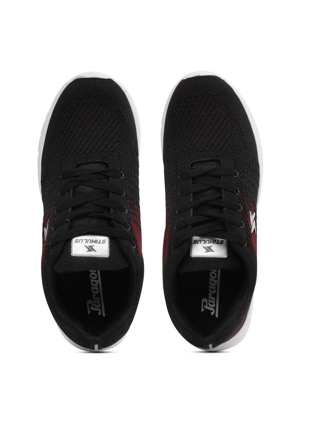Men&#39;s Stimulus Black-Red Sports Shoes