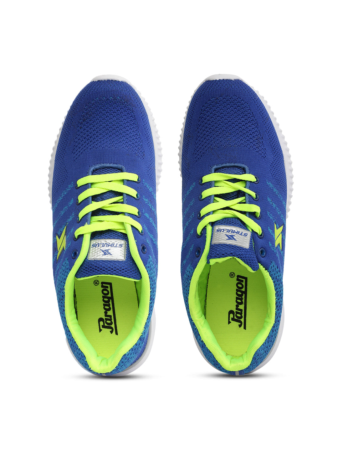 Men&#39;s Stimulus Blue-Parrot Green Sports Shoes