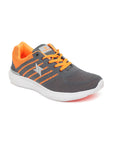 Men's Stimulus Grey-Orange Sports Shoes