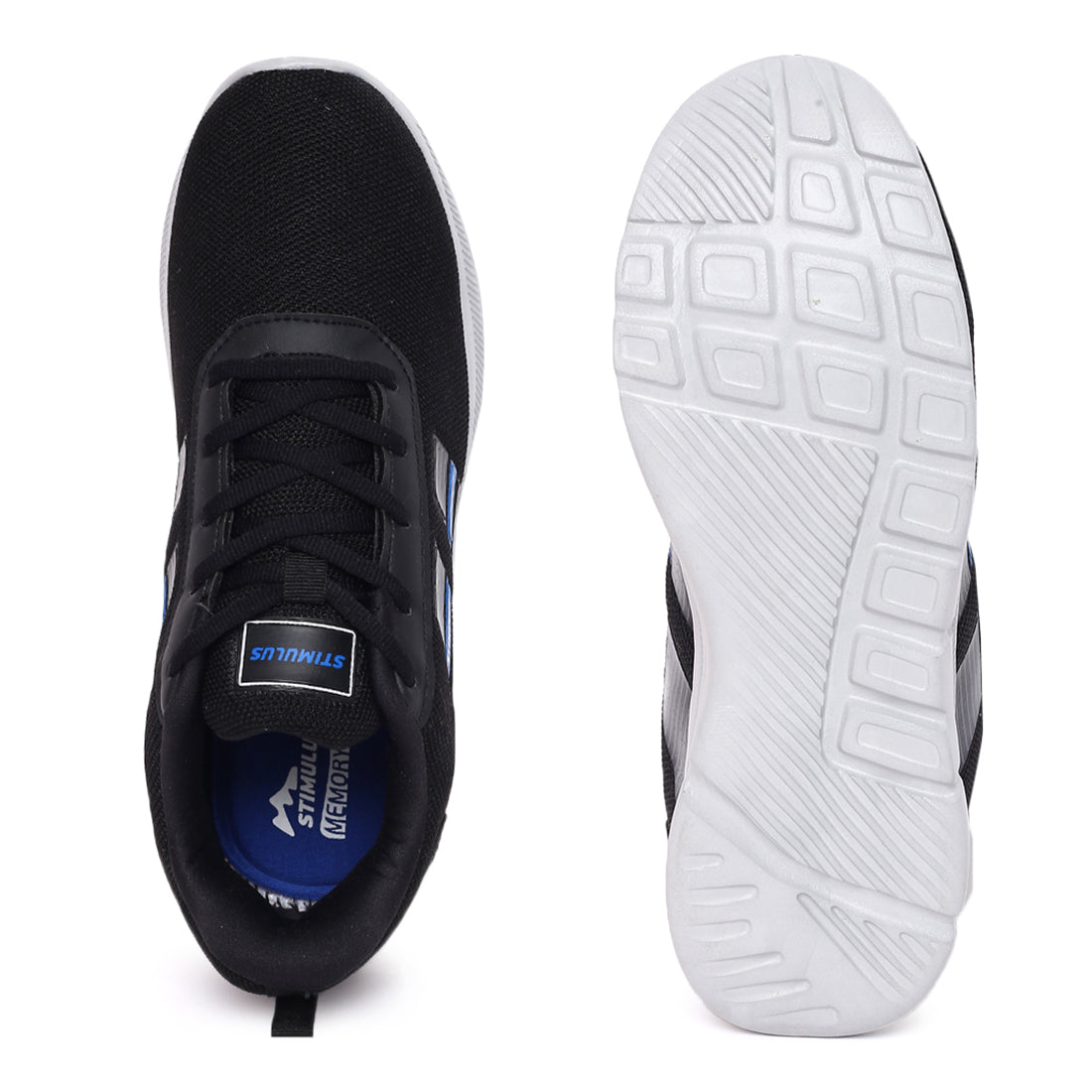 Paragon Stimulus Classic Black Running Shoes for Men