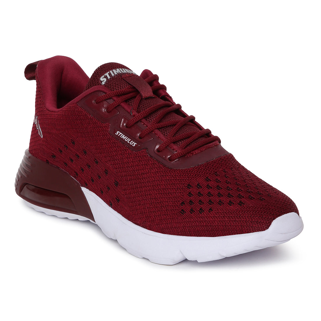 Paragon Stimulus Casual Maroon Running Shoes for Men
