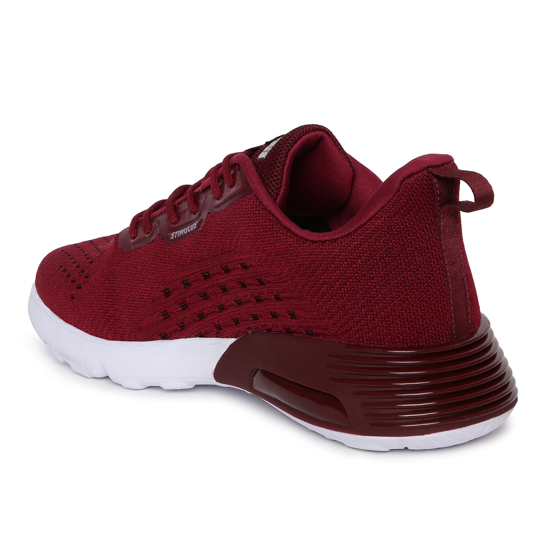 Paragon Stimulus Casual Maroon Running Shoes for Men