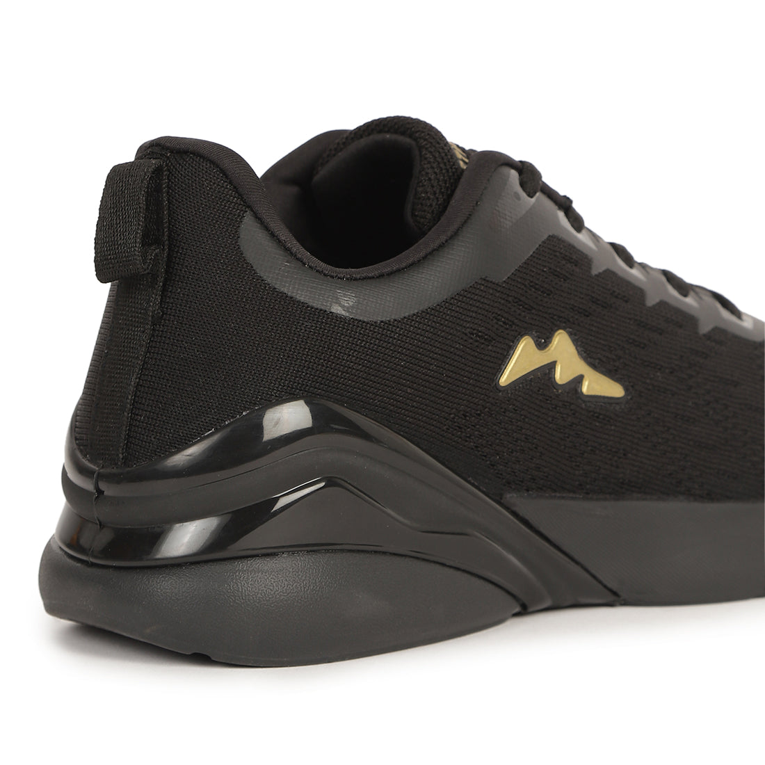Paragon Stimulus Black and Gold Casual Running Shoes for Men
