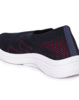 Paragon Stimulus Casual Blue Workout Sneakers with Chunky Sole for Women